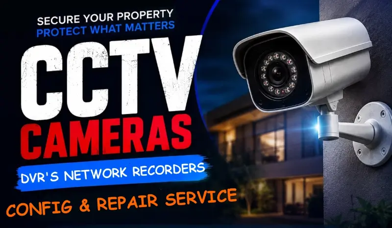 Leicester CCTV Camera Config and Repair Service Overview